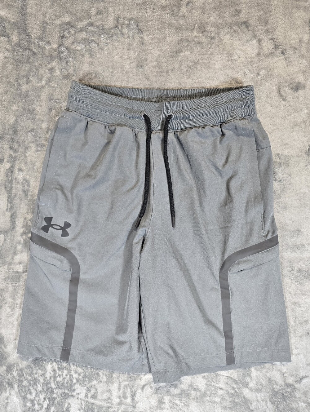 Under Armour Men's Sportstyle Elite Activewear Cargo Shorts Size Small Gray